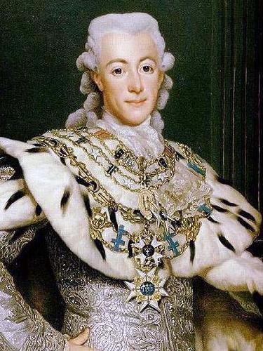 Alexander Roslin Gustavus III of Sweden oil painting picture